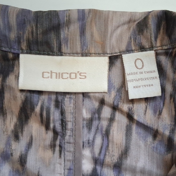 Chico's Abstract Pattern Lightweight Jacket - Picture 8 of 8